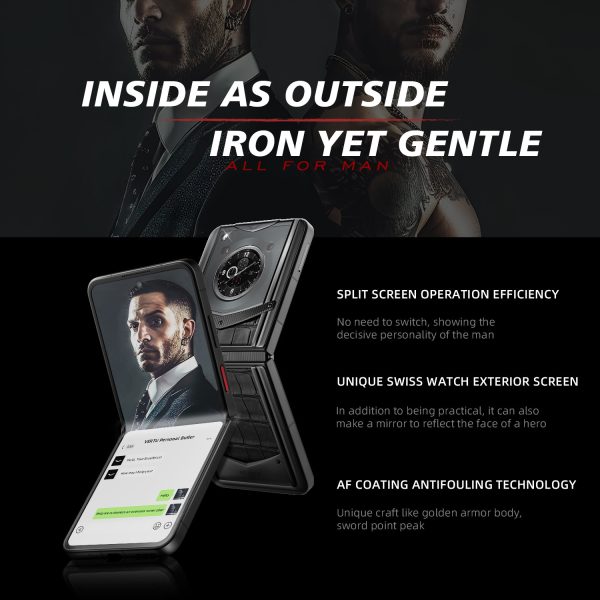 Vertu® Ironflip Alligator Skin Series - Sakura Pink